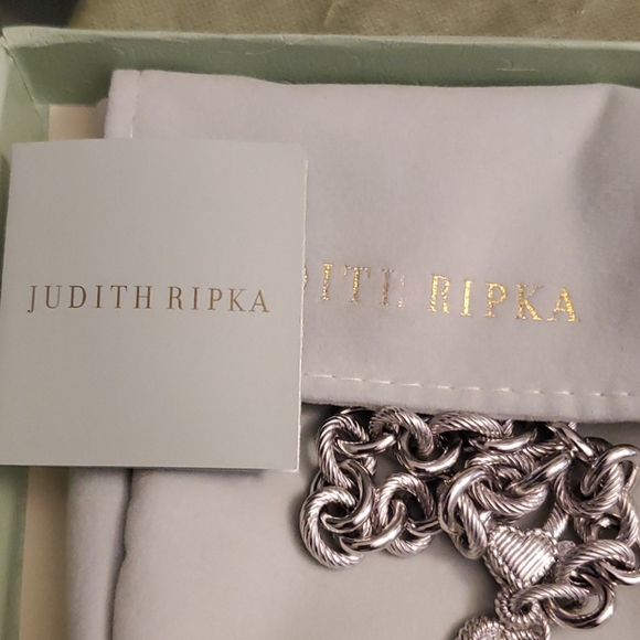Judith ripka firm  bracelet with hearts lobster claw host pick luxury 2025 m - Picture 6 of 8
